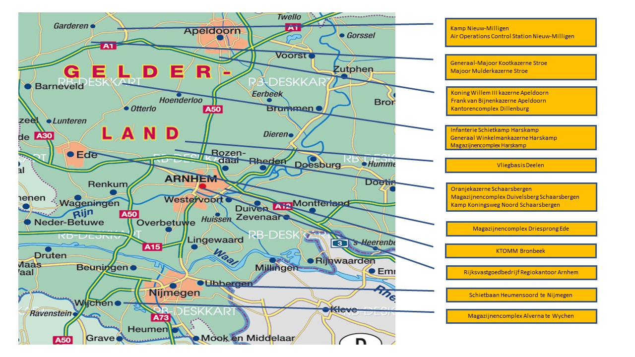 locaties afdeling Apeldoorn